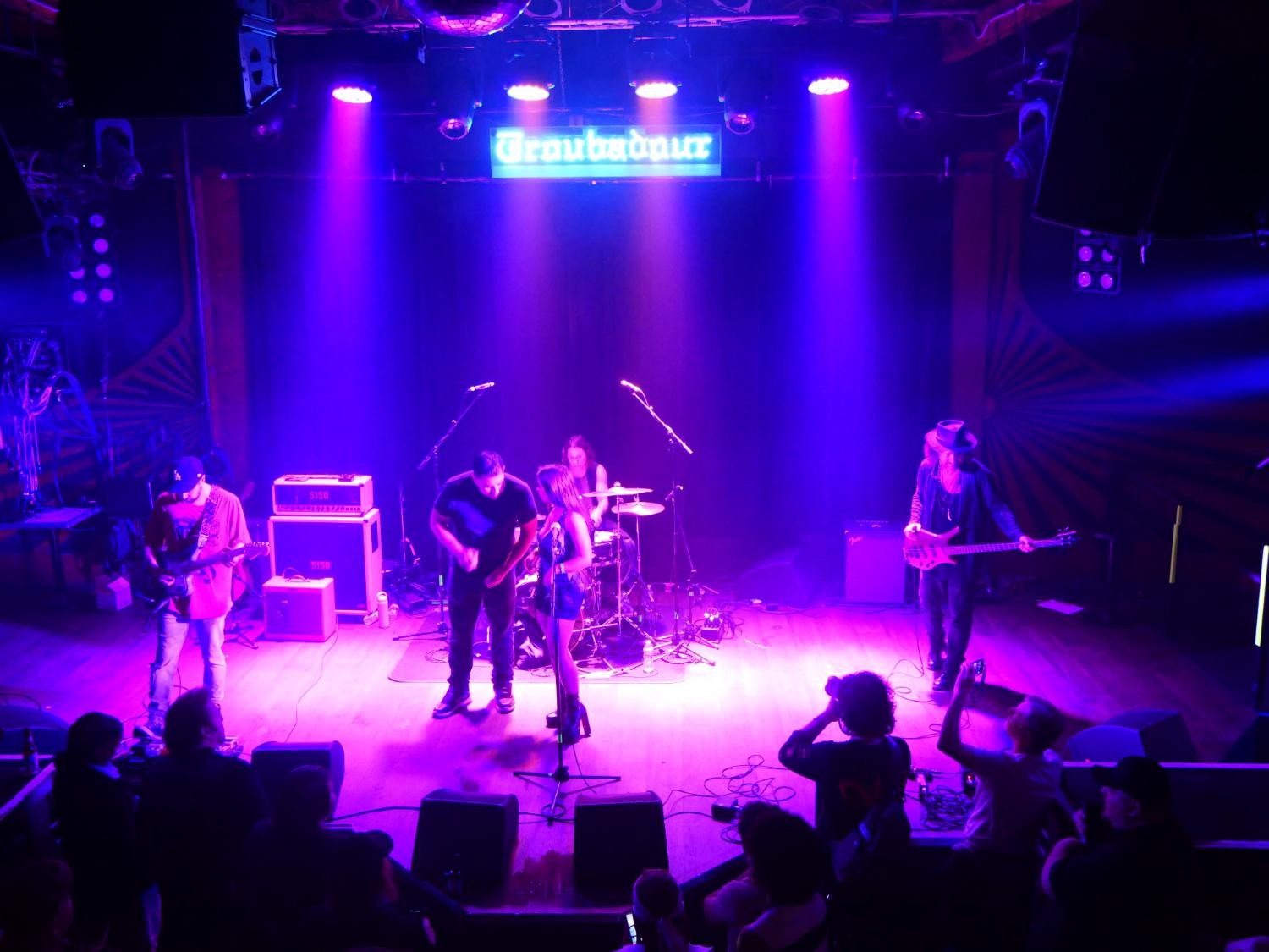 Live set at the Troubadour, Los Angeles